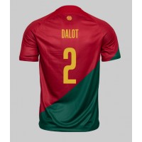 Portugalsko Diogo Dalot #2 Domáci futbalový dres MS 2022 Krátky Rukáv